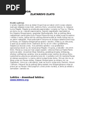 zlatarevo zlato lektira zlatarevo zlato lektira